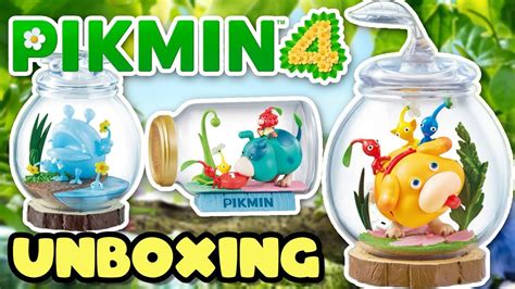 Pikmin 4 Terrariums Re Ment Pikmin Terrarium Collection 2 Unboxing