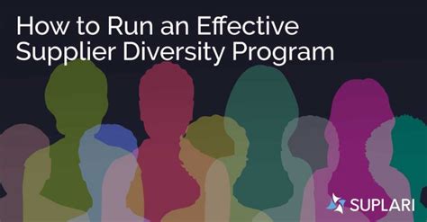 Procurement Effective Supplier Diversity Program Suplari