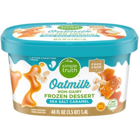 Simple Truth Dairy Free Sea Salt Caramel With Oat Milk Base Frozen