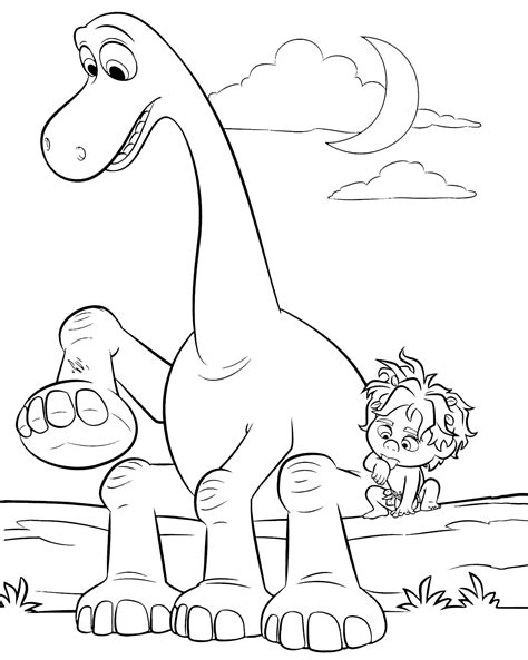 59 The Good Dinosaur Coloring Pages ColoringPagesOnly