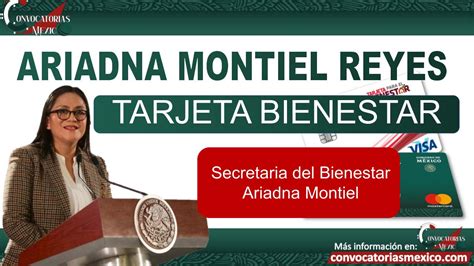 Secretaria Del Bienestar Ariadna Montiel