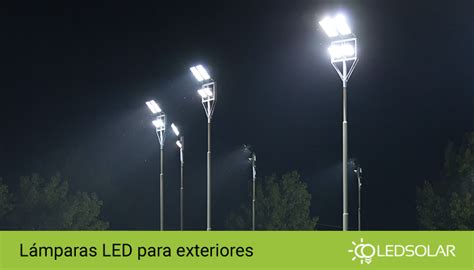 L Mparas Led Para Exteriores Led Solar