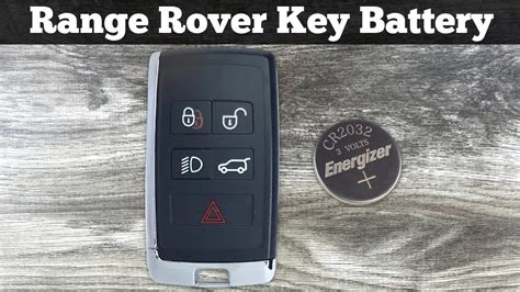 Range Rover Key Fob Battery Replacement 2018 2022 How To Change