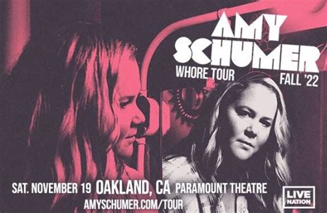 Amy Schumer Whore Tour Paramount Theatre