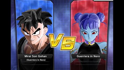 Xenoverse 2 Requested Match PC Mirai Gohan Guerriero In Nero Vs