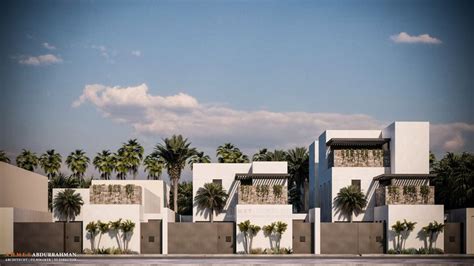 Atlal House Rendered By Ahmet Abdurrahman On Behance Casas Fachadas