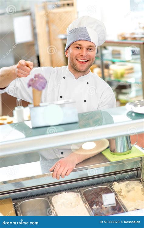 Ice Cream Seller Stock Image Image Of Occupation Sweet 51333323