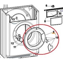 Drzwi Do Pralki Indesit C00273668