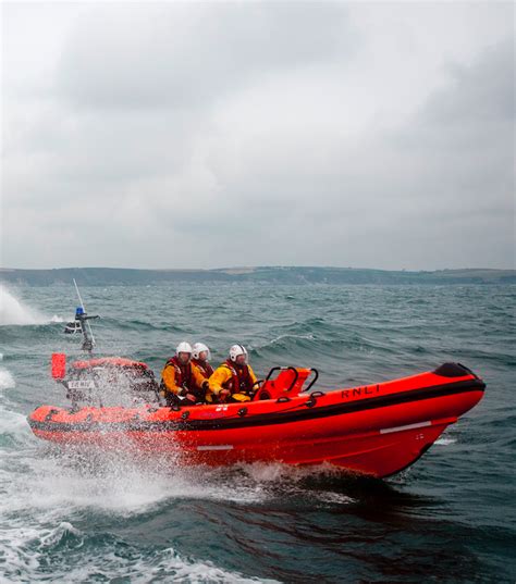 Falmouth Lifeboat Volunteer Crew Called Out To Two Capsized Dinghies Rnli