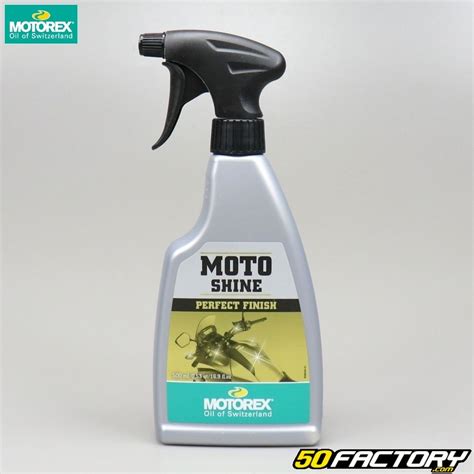 Nettoyant spray Motorex Moto Shine brillant 500ml Pièce moto 50cc