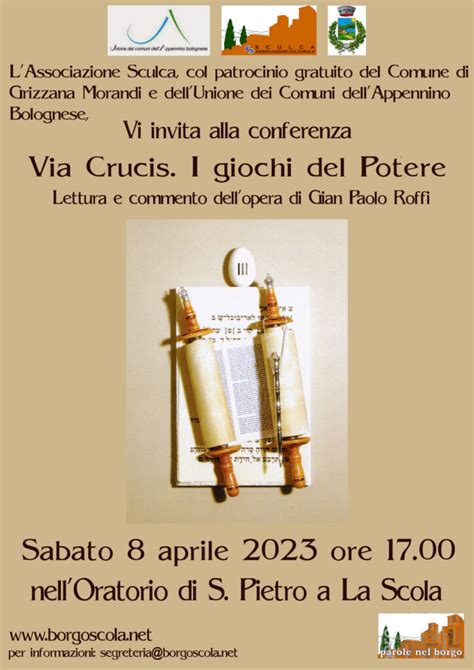 IIIª conferenza del Prof Gian Paolo Roffi Via Crucis I giochi del