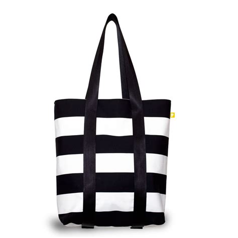 Black And White Beach Tote Bags Iucn Water