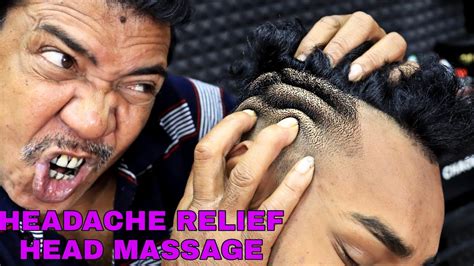 Headache Relief Head Massage By Asim Barber Satisfying Head Massage