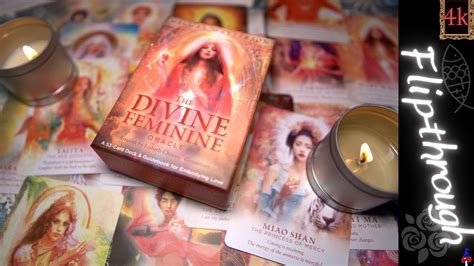 4k Flip Through The Divine Feminine Oracle Card Deck By Meggan