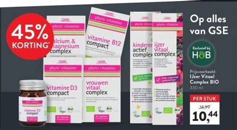 Ijzer Vitaal Complex Bio Aanbieding Bij Holland Barrett