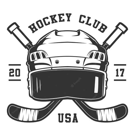 Hockey Helmet Vector