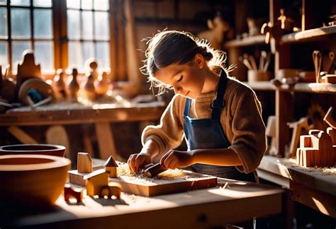 Fabrication artisanale de jouets en bois tradition et créativité