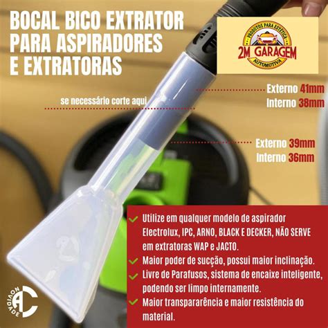 Bico Bocal Para Extratora Aspirador Sem Gatilho Auto Crazy