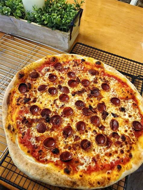 Pepperoni Bacon Pizza Last Night Rpizza