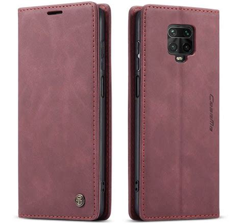 Caseme Xiaomi Redmi Note Pro Wallet Kickstand Flip Case Red