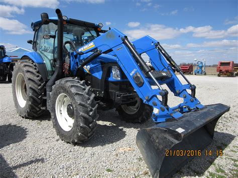 New Holland T6 150 Equipped With 875tl Loader New Holland Tractor New Holland Holland