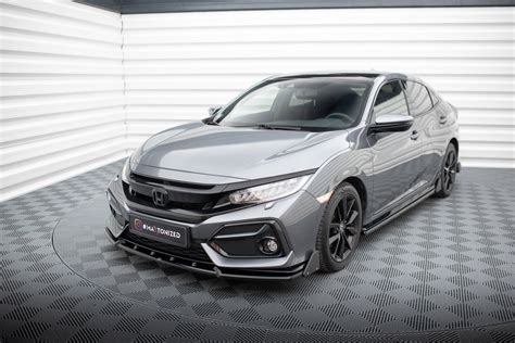 Front Splitter Flaps Honda Civic Sport Mk 10 Our Offer Honda Civic Mk10 Facelift 2019