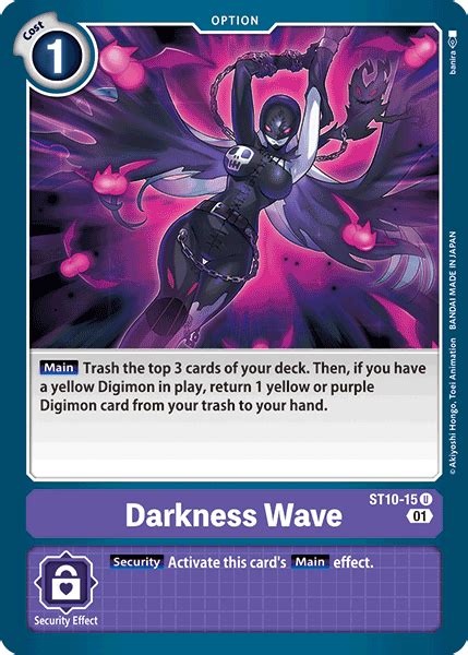 Darkness Wave Starter Deck 10 Parallel World Tactician ST10 15 U