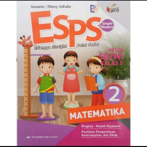 Jual Buku Bekas Esps Matematika Kelas Sd Erlangga K Revisi Shopee