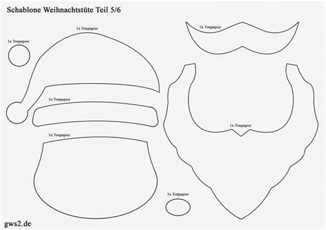 Weihnachtsmann Vorlage Zum Basteln Angenehm Basteln Fuer Kinder