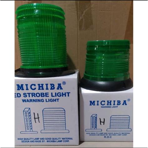 Jual Lampu Rotary Michiba Truck 12 24 Volt Hijau Shopee Indonesia