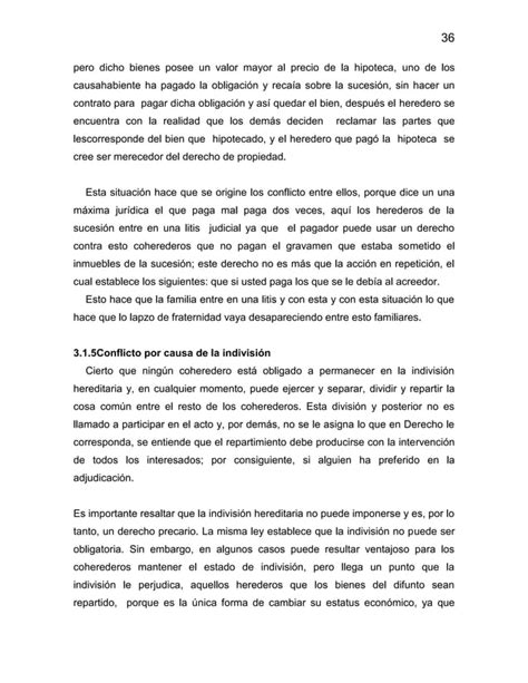 Conflictos Intrafamiliares Por Causas De Las Sucesiones Y Liberalidades