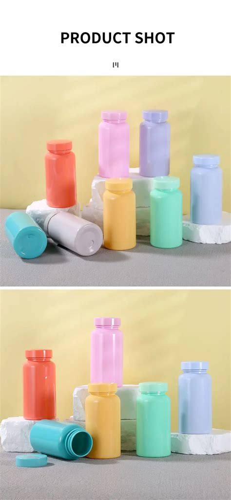 Custom Ml Color Plastic Pill Bottles Pet Pharmaceutical Capsule