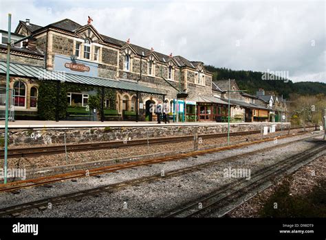 Betws Y Coed Railway Station Stock Photo Alamy