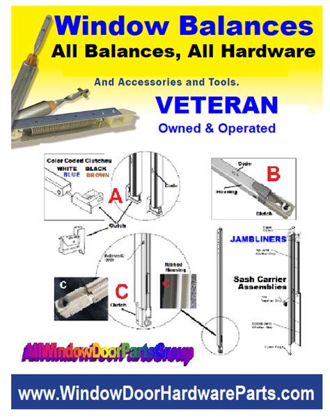 Window Sash Balances And Balance Spring Parts All Types Biltbest