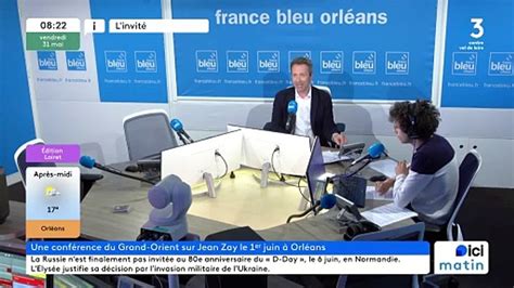 L invité de France Bleu Orléans Guillaume Trichard Vidéo Dailymotion