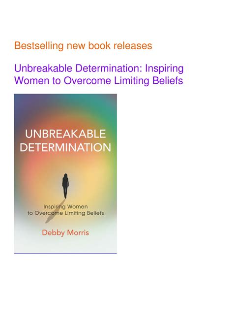 Ppt Pdf Read Unbreakable Determination Inspiring Women To Overcome