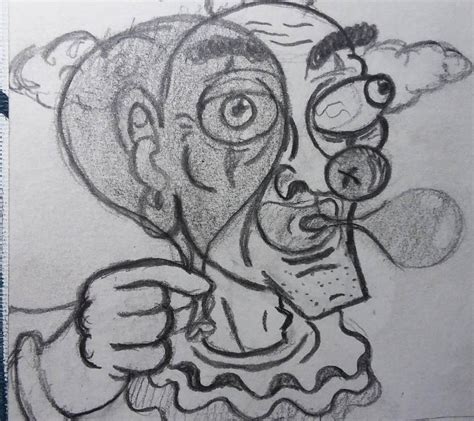 clown pencil drawing by Sleepycartoonist28 on DeviantArt