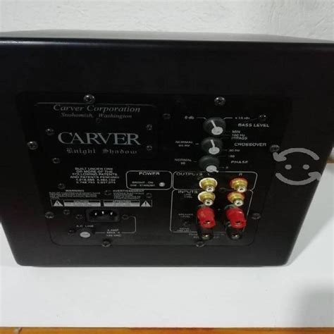 Subwoofer Carver En Atoyac Jalisco Clasf Imagen Y Sonido