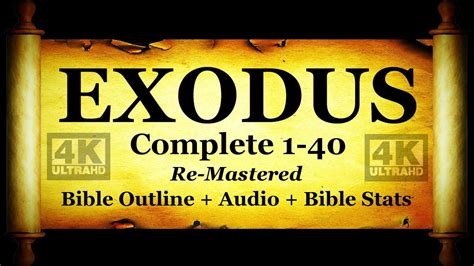 Holy Bible Book The Book Of Exodus Kjv Read Along Hd K Audio