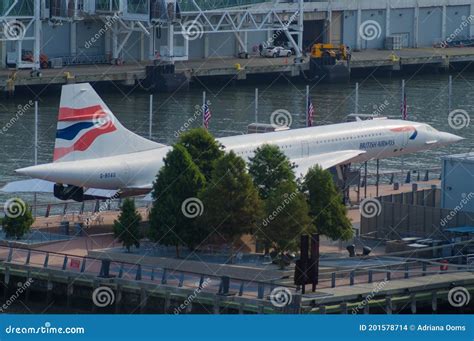 British airways concorde editorial stock image. Image of city - 201578714