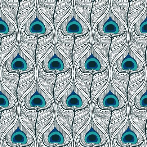 Mor Pankh Wallpaper for Wall, Blue and White Pattern - Magic Decor