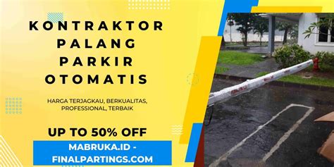 Jual Paket Palang Parkir Otomatis Tangerang PT Mabruka Inovasi Indonesia