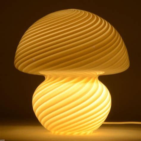 Murano Art Glass Mushroom Lamp Murano Lamp Lamp Mushroom Lamp