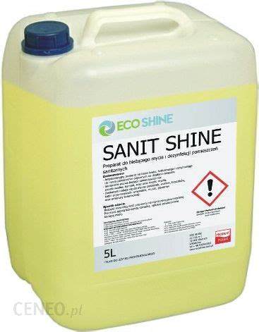 ECO SHINE SANIT 10l Opinie I Atrakcyjne Ceny Na Ceneo Pl