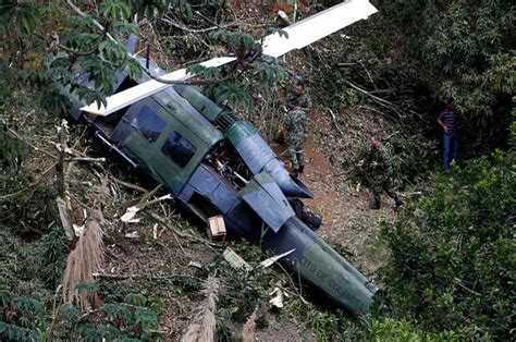 Colombia Nueve Muertos Y Seis Heridos Tras La Caída De Un Helicóptero