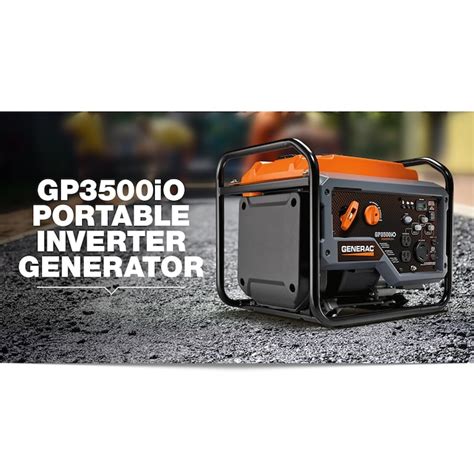 Generac Gp3500io 3500 Watt Inverter Generator In The Inverter Generators Department At