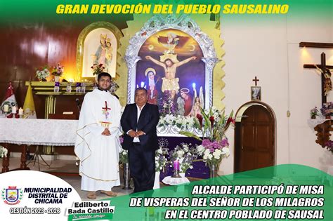 Se Particip En La Misa De V Speras En Honor Al Se Or De Los Milagros