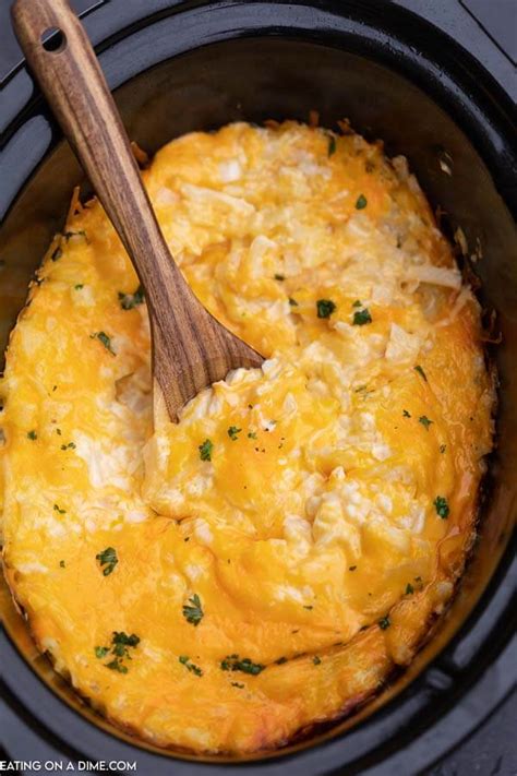 Crockpot Cheesy Potatoes Crock Pot Cheesy Potato Recipe