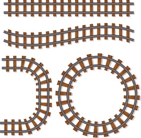 Best Railroad Track Illustrations Royalty Free Vector Graphics And Clip