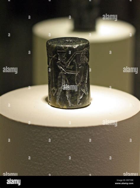 Babylonian Cylinder Seal Stock Photo Alamy